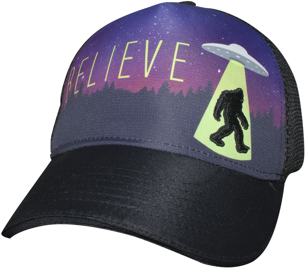 Bigfoot Trucker Hat - Baseball Cap (1280x1280), Png Download