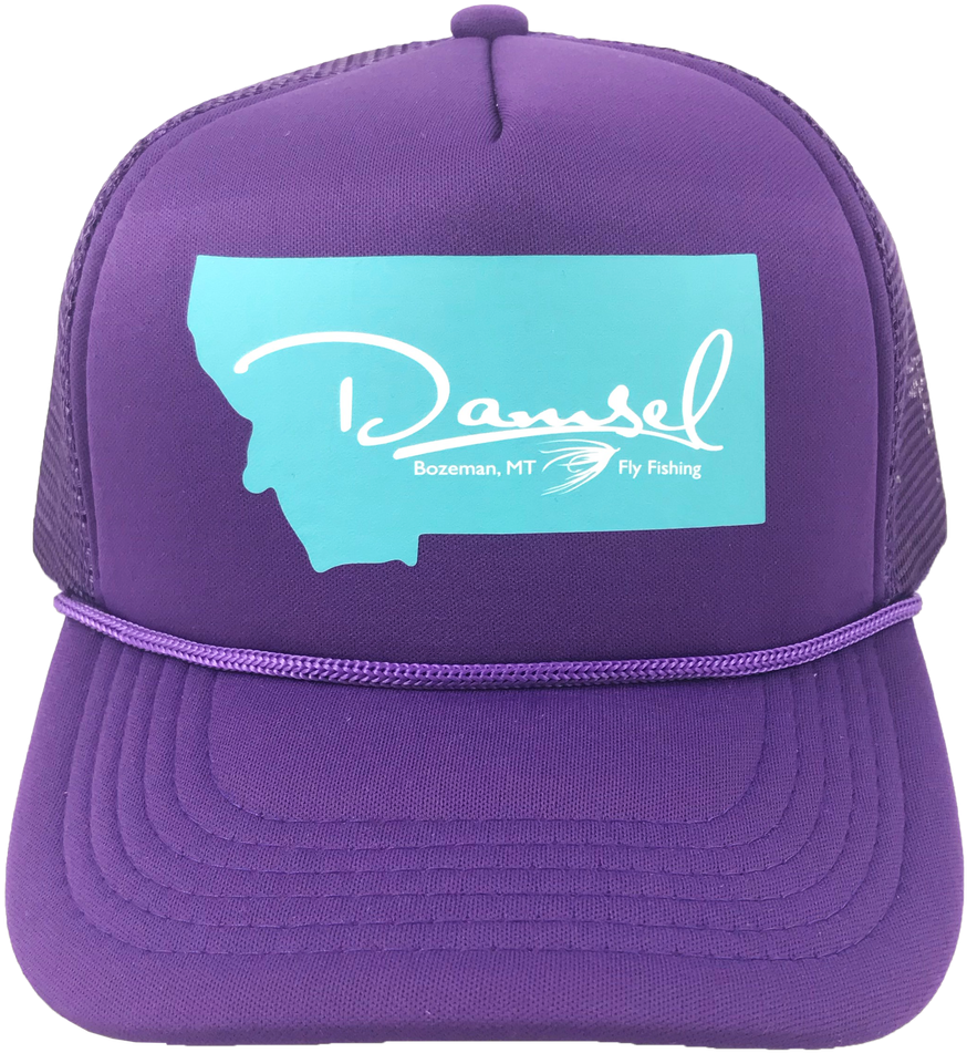 Damsel Trucker Hat - Baseball Cap (1280x1280), Png Download