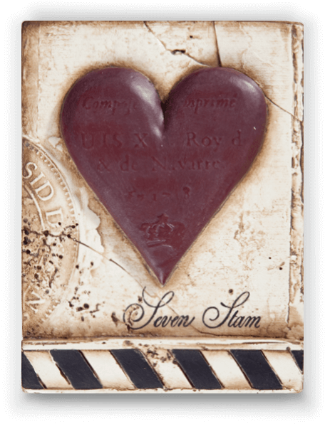 Seven Of Hearts - Heart (900x900), Png Download