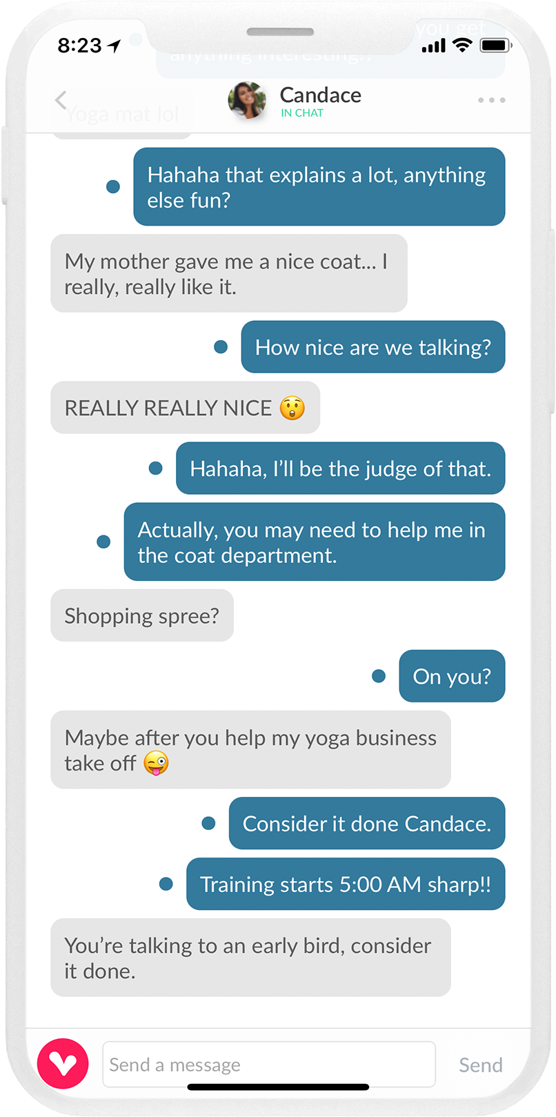 Vyve, A New Dating App, Only Shows Photos After You - Iphone (1432x1849), Png Download