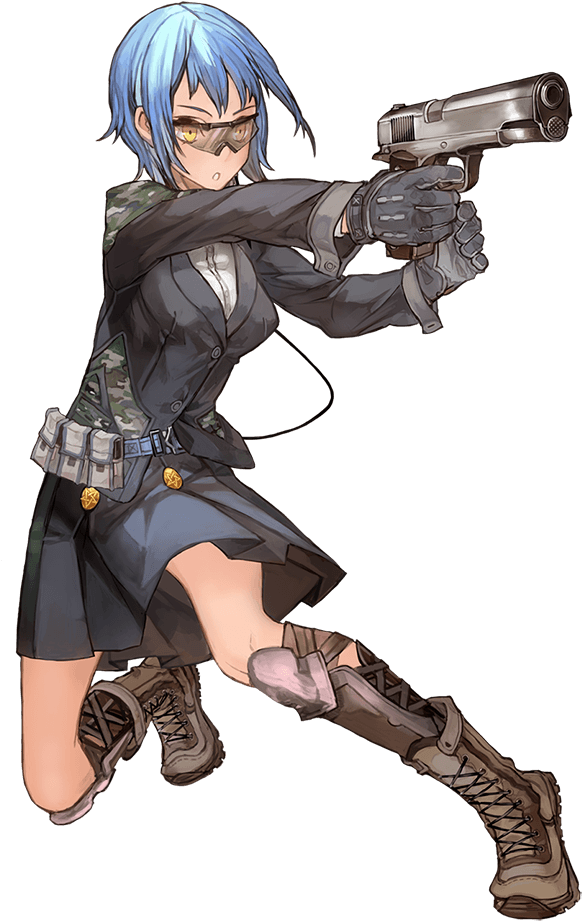 Retrieved From "https - M1911 Girl (734x1048), Png Download
