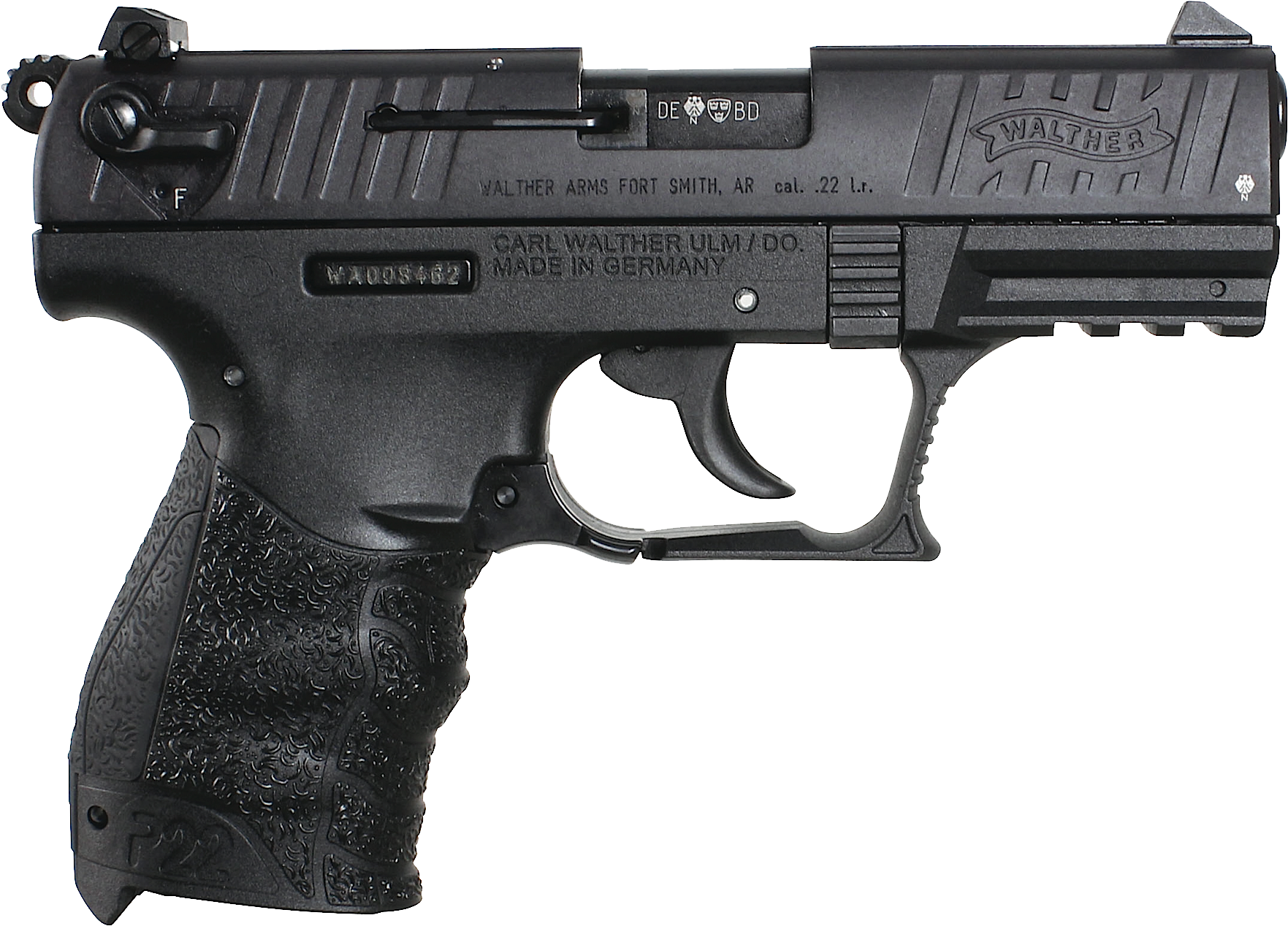 Airsoft Walther P22 (1800x1308), Png Download