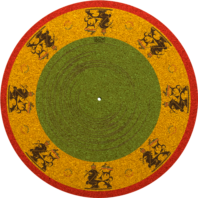 Rasta Lion Cork Slipmat - Circle (750x750), Png Download