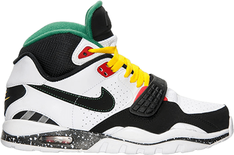 Nike Air Trainer Sc 2 'rasta' - Basketball Shoe (750x499), Png Download