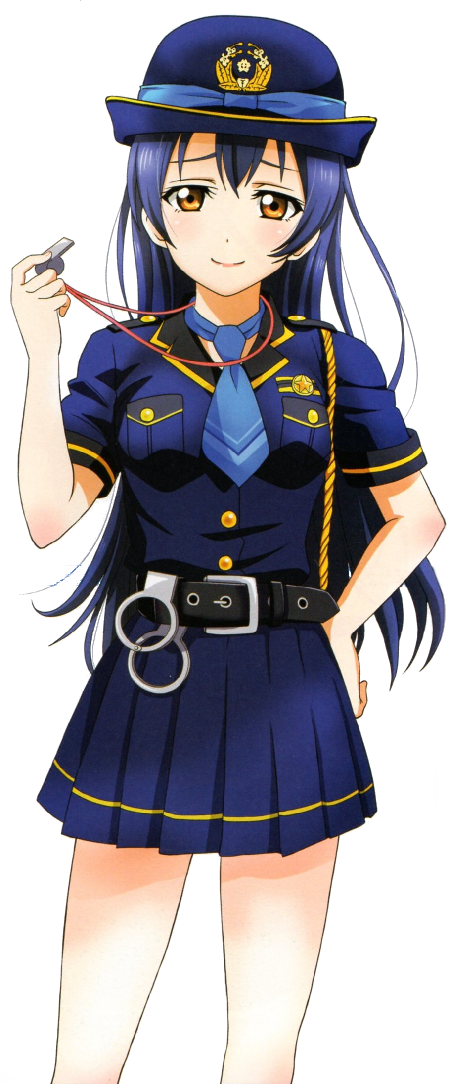 1507677474804 - Umi Sonoda Police Officer (908x2192), Png Download