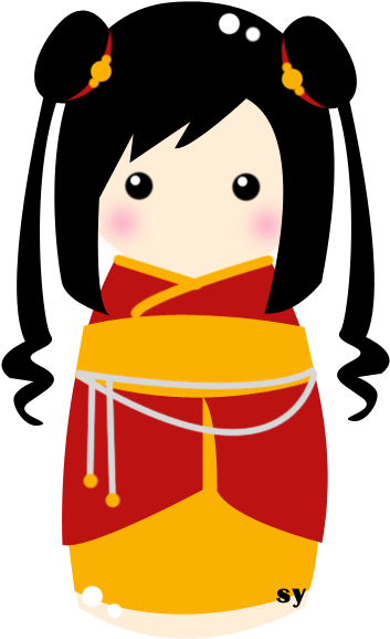 I've Been Really Fascinated By Ball Joint Dolls Lately - Kokeshi Doll Png (530x600), Png Download