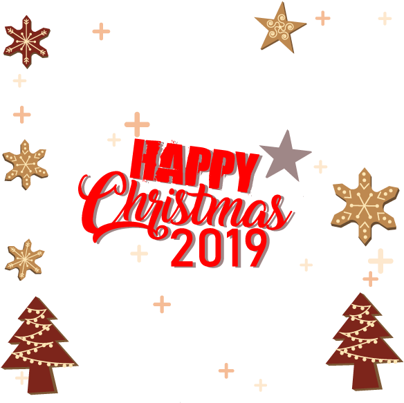 Christmas 2019 Png Image - 2019 Christmas Image Png (595x595), Png Download