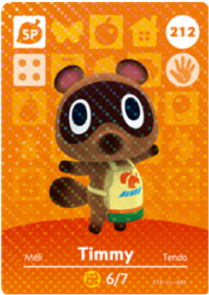 Series - Animal Crossing Reese Amiibo Card (530x665), Png Download