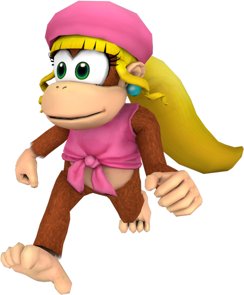 Download Zip Archive - Super Smash Bros Brawl Dixie Kong (750x650), Png Download