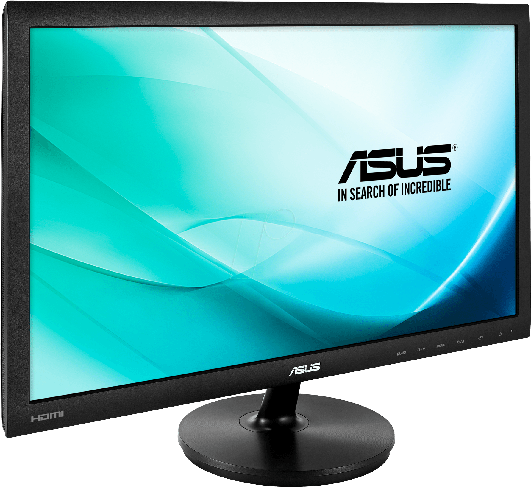 60 Cm Vga/dvi/hdmi 1080p - Asus 23.6 Vs247hr (1800x1639), Png Download