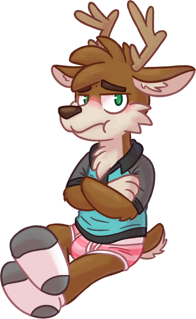 Tiny Deer Guy (802x1302), Png Download