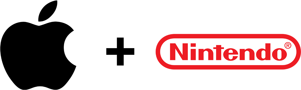 Apple Inc - Nintendo Apple (1600x721), Png Download