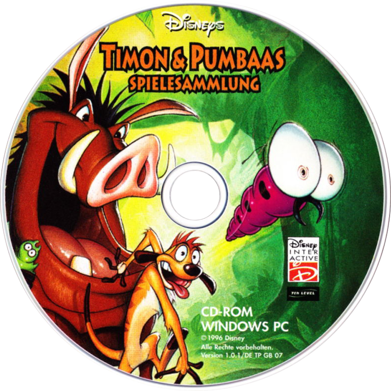 Disney's Timon & Pumbaa's Jungle (800x800), Png Download