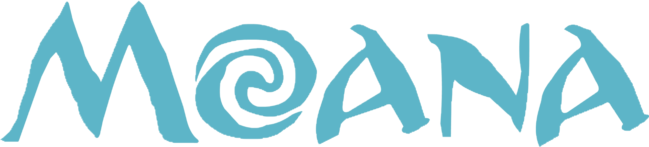 Nome Moana Png - Moana Um Mar De Aventuras Png (2655x657), Png Download