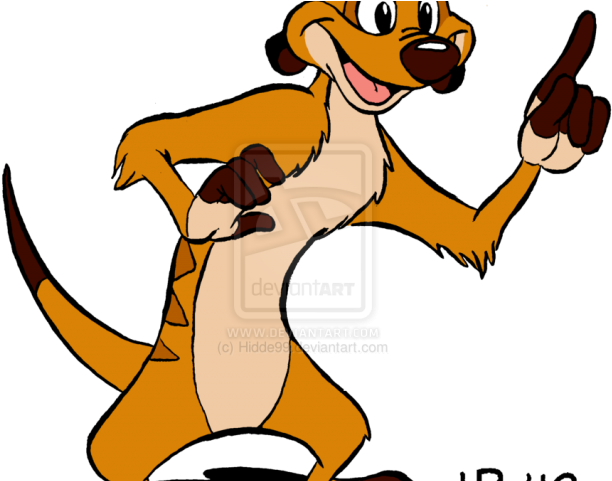 Meerkat Clipart Timon - Тимон И Пумба Рисунок (640x480), Png Download