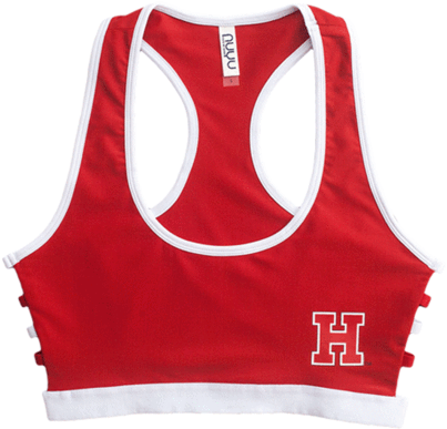 Harvard Strappy Sports Top - Vest (585x750), Png Download