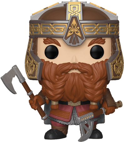 Funko Pop Lotrhobbit Gimli - Funko Pop Lord Of The Rings Gimli (709x709), Png Download