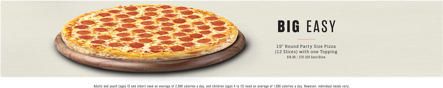 Find A New Orleans Pizza 'round You - Sicilian Pizza (1544x389), Png Download