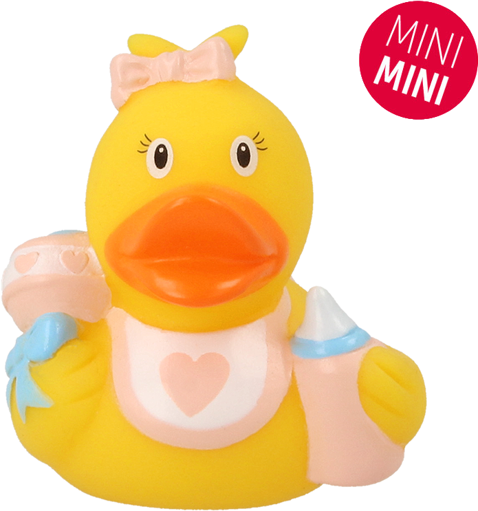 Mini Baby Duck Girl - Bath Toy (800x800), Png Download