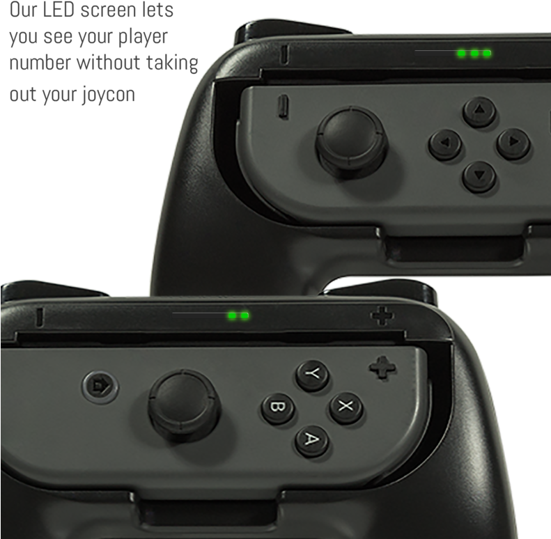 Joy-con Grips - Handheld Game Console (790x1024), Png Download