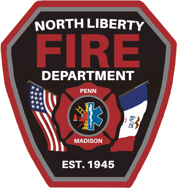 North Liberty Fire Department Logo - Fire Department (624x662), Png Download