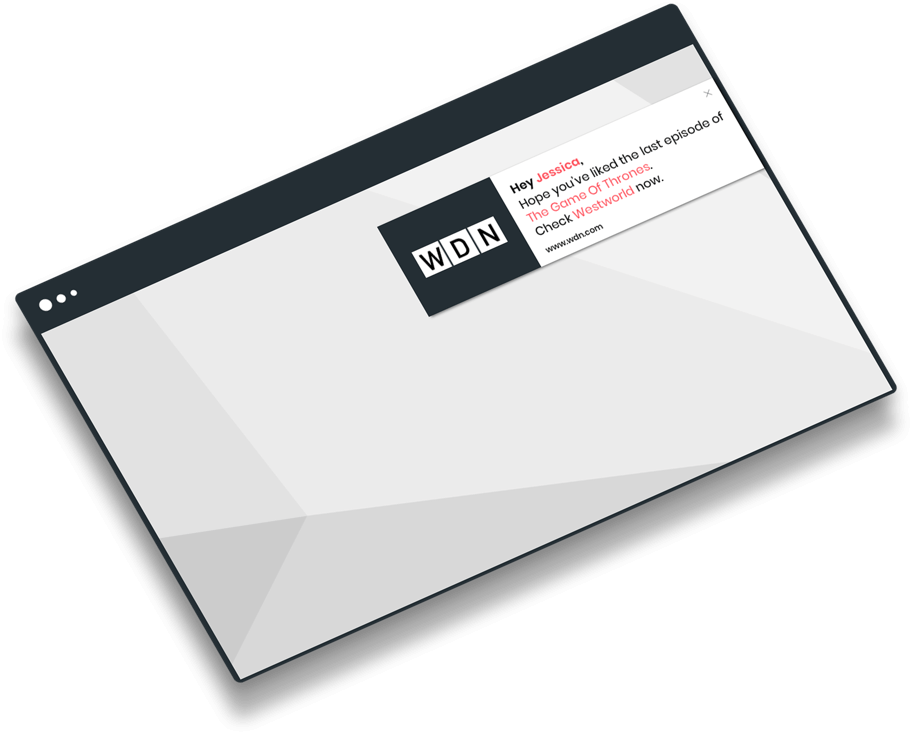 Engage Your Off-site Visitors With Web Push Notifications - Envelope (912x733), Png Download