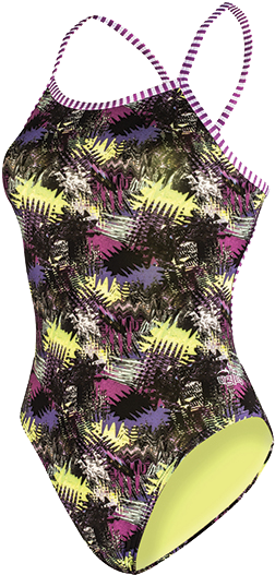 Dolfin Uglies Daze Female Polyester String Back - Maillot (600x600), Png Download