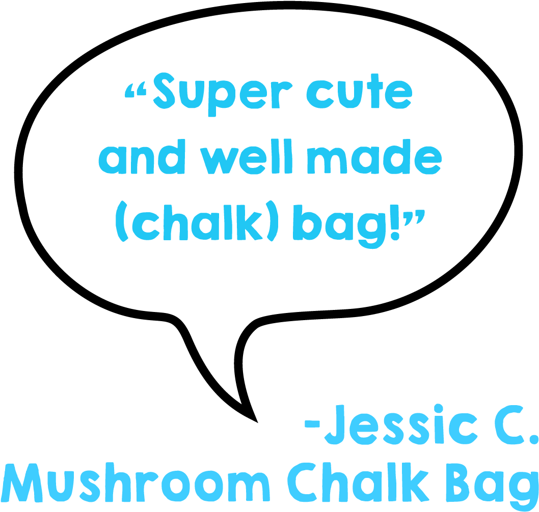 Mushroom Chalk Bag Review - Land Company (1121x1115), Png Download