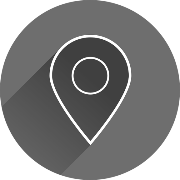 Location - Circle (576x576), Png Download