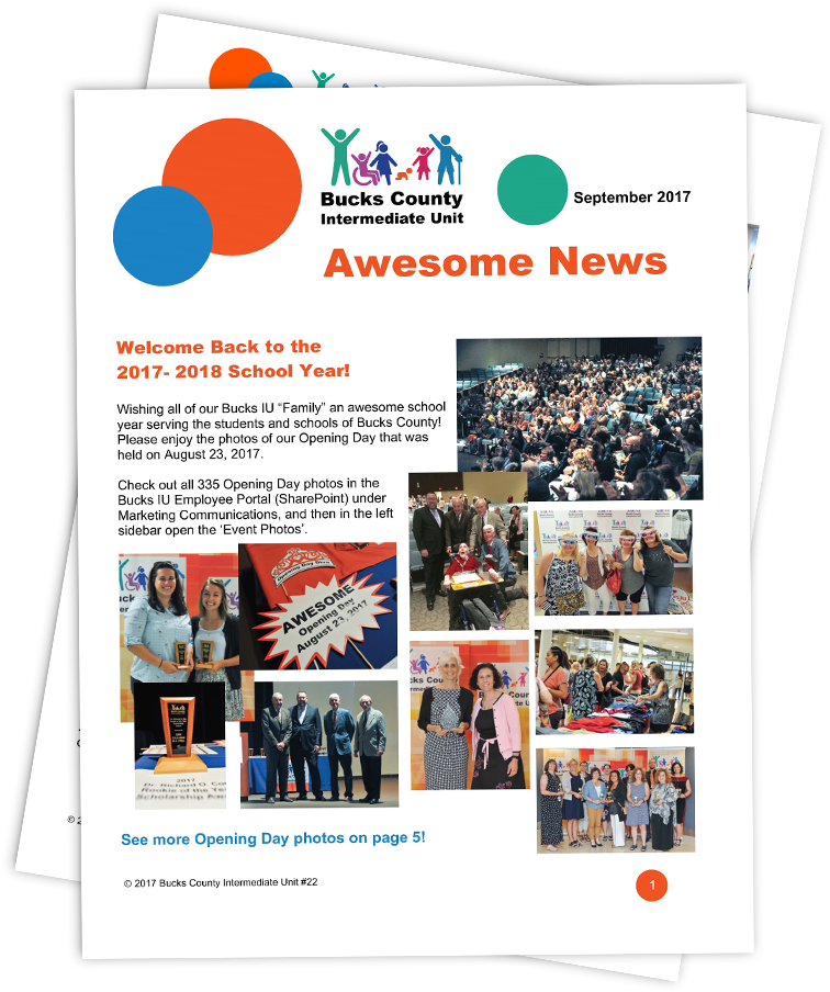 Awesome News Newsletter Front Page - Flyer (778x925), Png Download