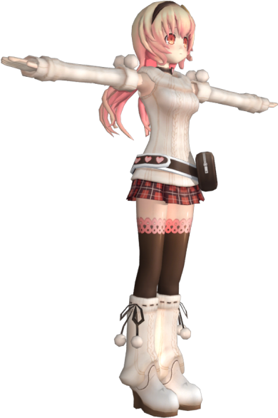 Hyperdimension Neptunia Compa - Figurine (750x650), Png Download