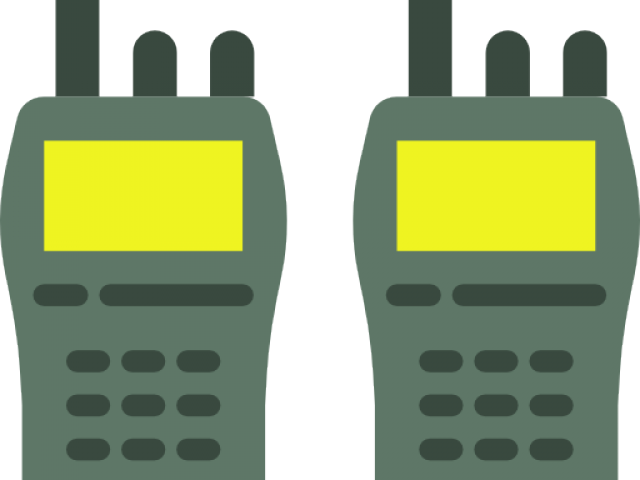 Radio Clipart Walkie Talkie Radio - Radio Communication Icon Png (640x480), Png Download