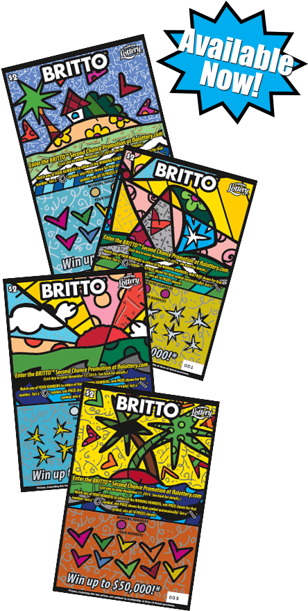Britto Scratch-off Tickets - Available Here (468x889), Png Download