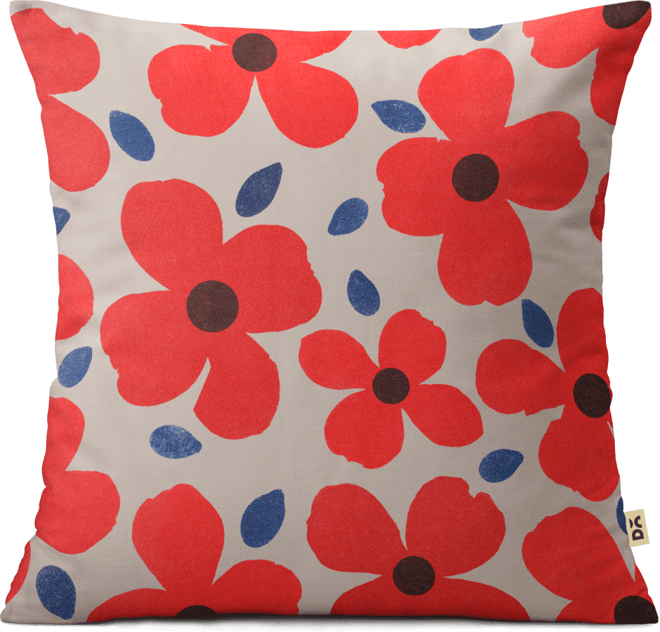 Dailyobjects Dogwood Red 12" Cushion Cover Buy Online - Cushion (940x900), Png Download