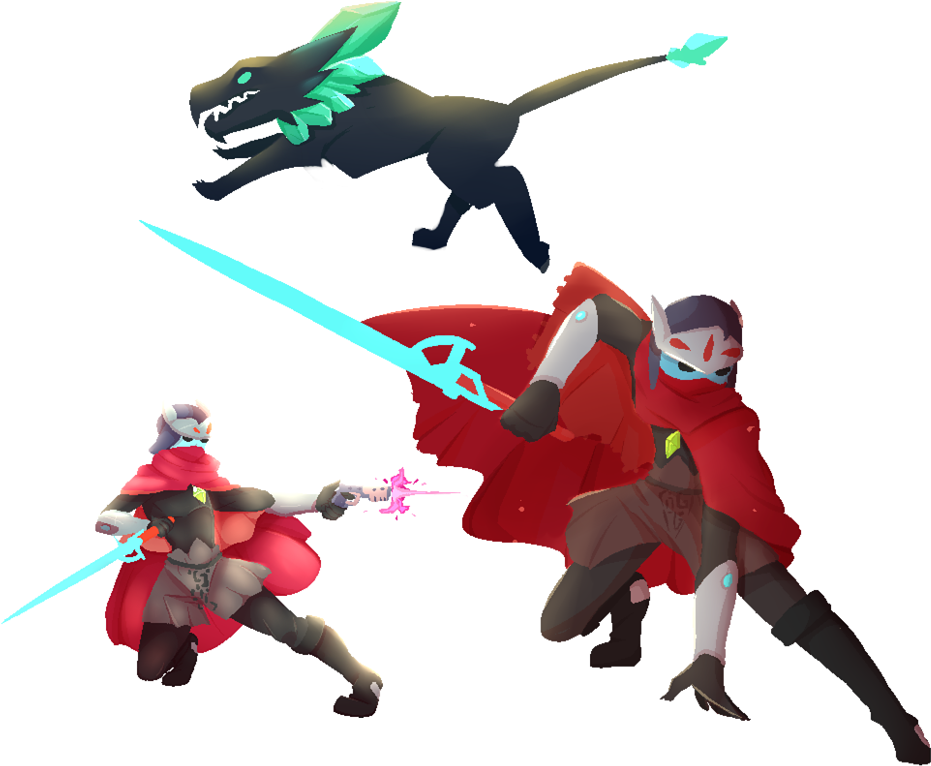 Hyper Light Drifter Free Download Full Pc Game Setup - Drifter From Hyper Light Drifter (968x826), Png Download