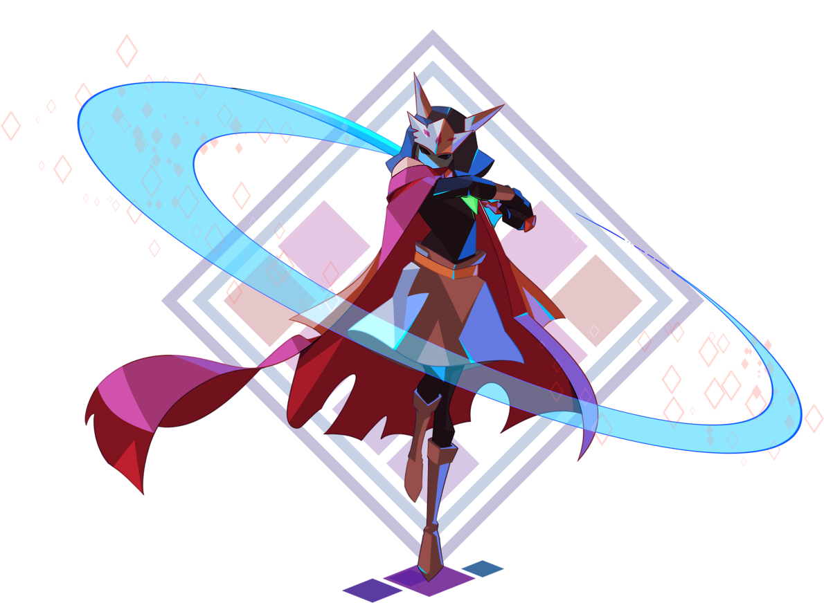 Hyper Light Drifter Sneaky-taffer - Design Pattern Geometrical Square (1280x926), Png Download