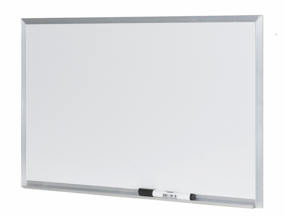 Quadro Branco Free Moldura Em Alumínio 40x30cm Ref - Flat Panel Display (1000x1000), Png Download