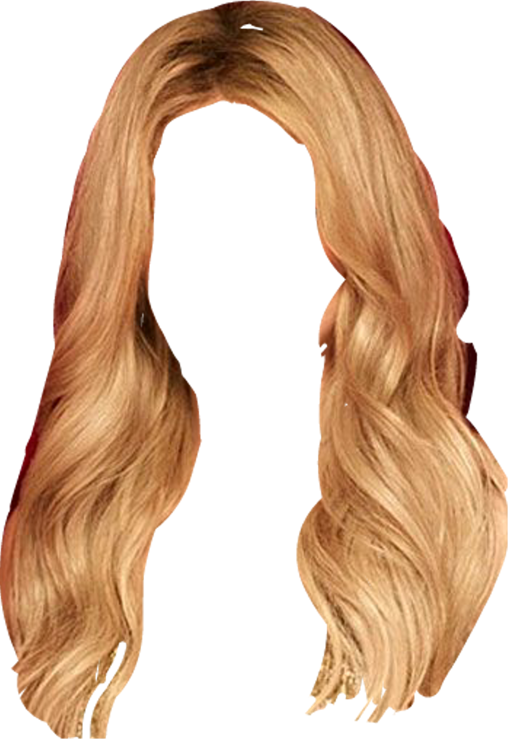Peluca Sticker - Lace Wig (1024x1491), Png Download