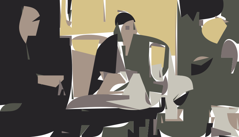 Foreign Minister Abdul Halim Khaddam With Lebanese - Illustration (800x460), Png Download