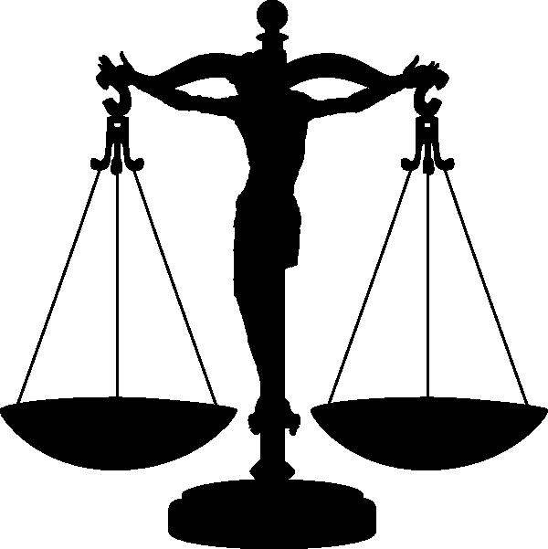 Wed, March - Scales Of Justice (600x601), Png Download