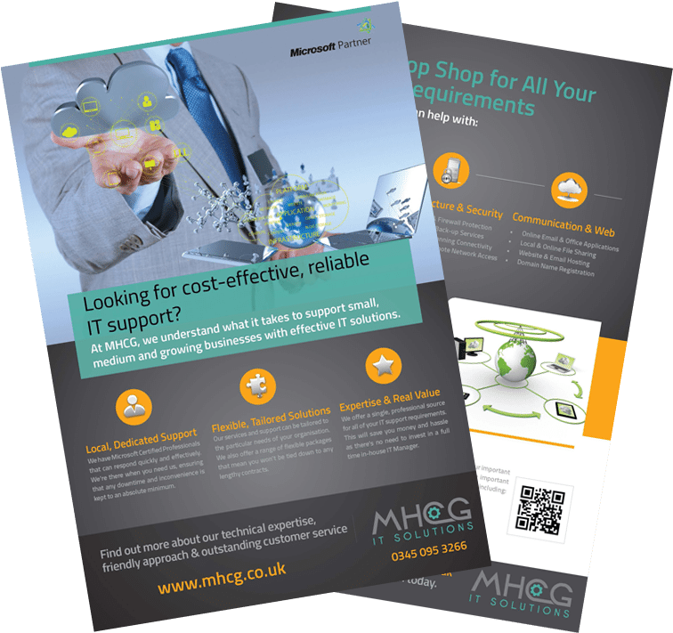 Mhcg Promotional Flyer - Promotional Flyer For Services (1170x735), Png Download