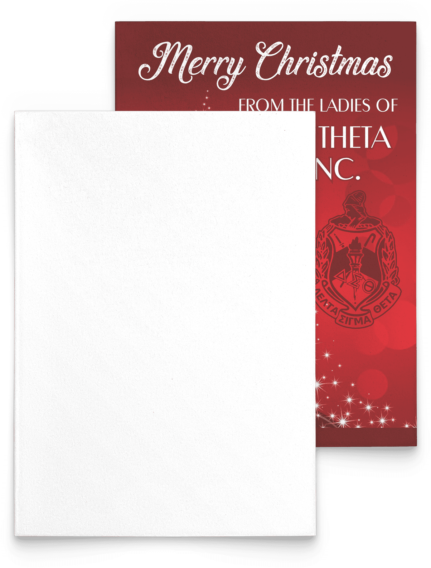 Delta Sigma Theta Christmas Card - Greeting Card (2000x2000), Png Download