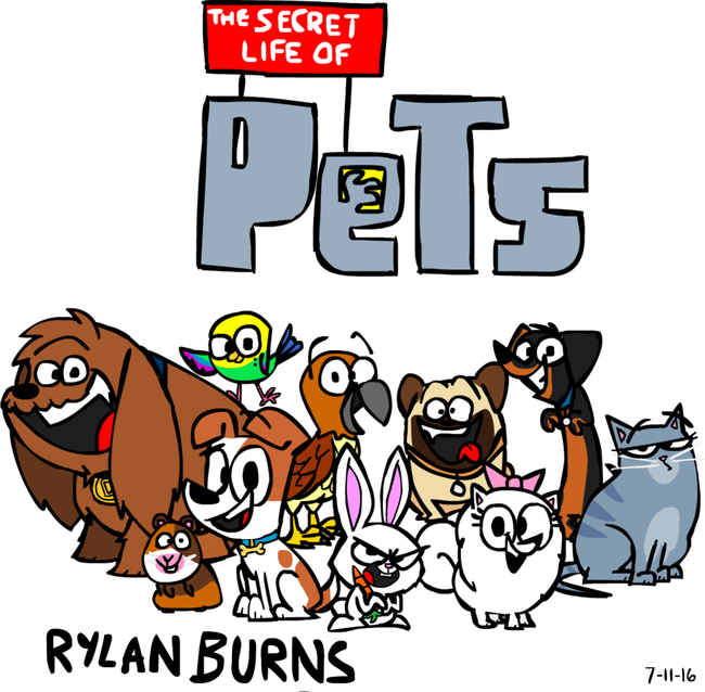 Lego The Secret Life Of Pets Clipart Dog Gidget - Secret Life Of Pets Drawings (650x638), Png Download