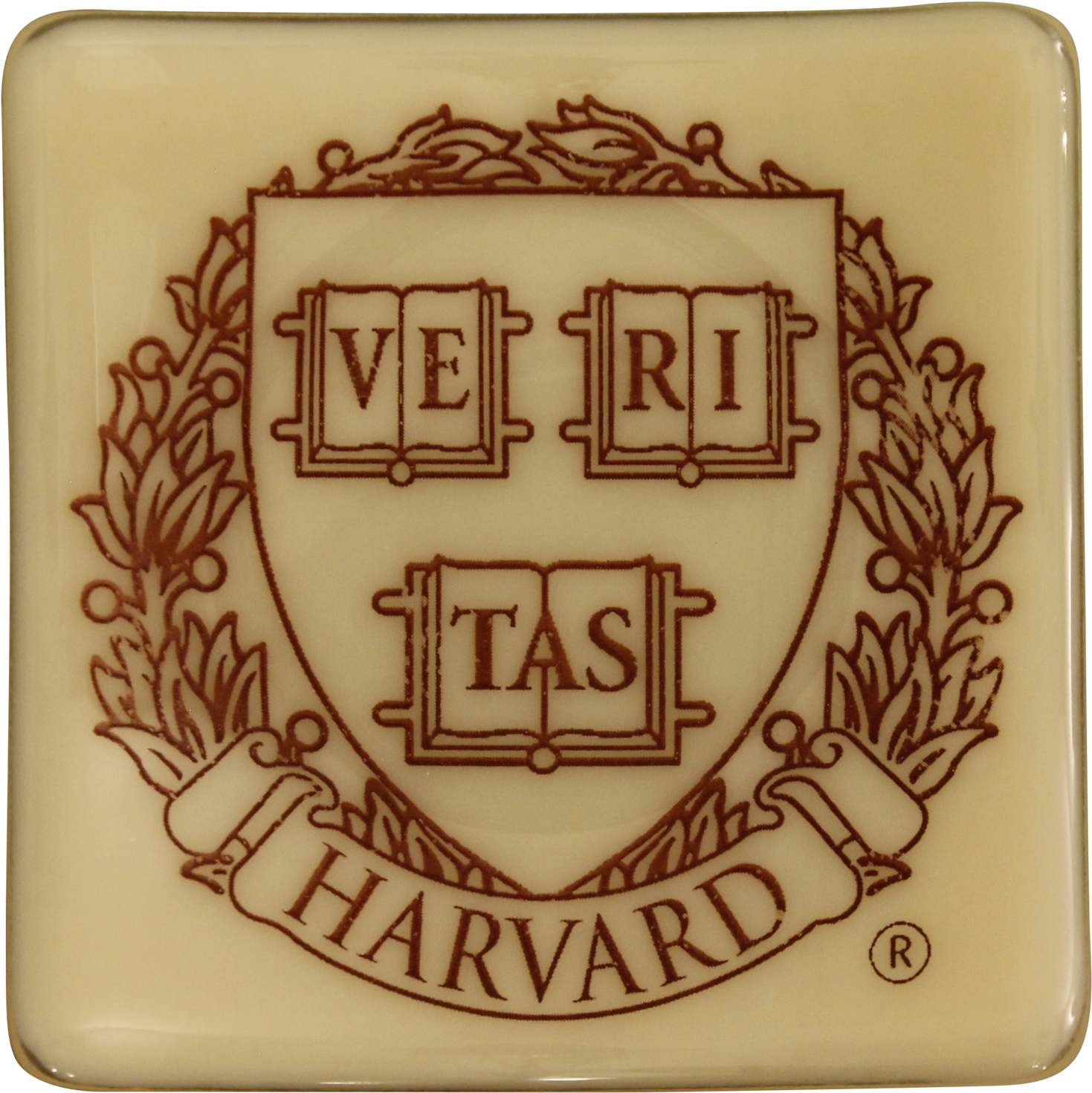 Harvard University Seal Glass Dish - Harvard University Logo Small (2000x2000), Png Download