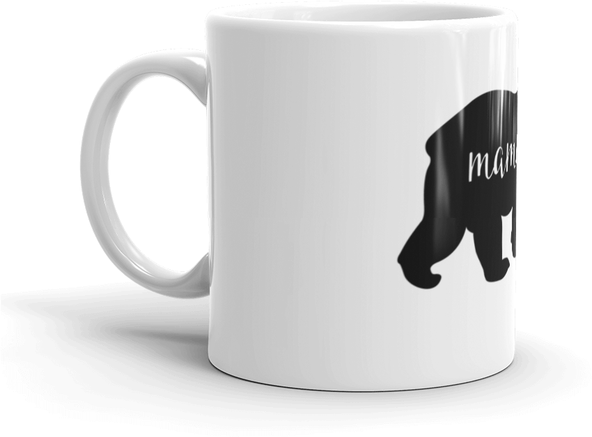 Load Image Into Gallery Viewer, Mama Bear Mug - Mug (1000x1000), Png Download