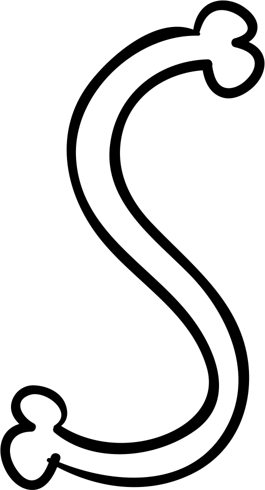 Png File Svg - Line Art (530x981), Png Download