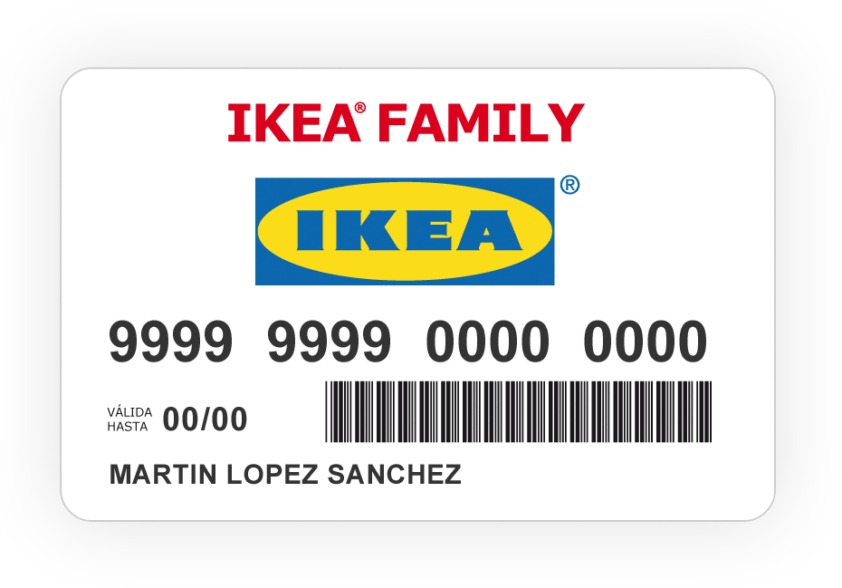 Tarjeta Ikea Family Mastercard Tarjeta Ikea Family - Ikea (1005x802), Png Download