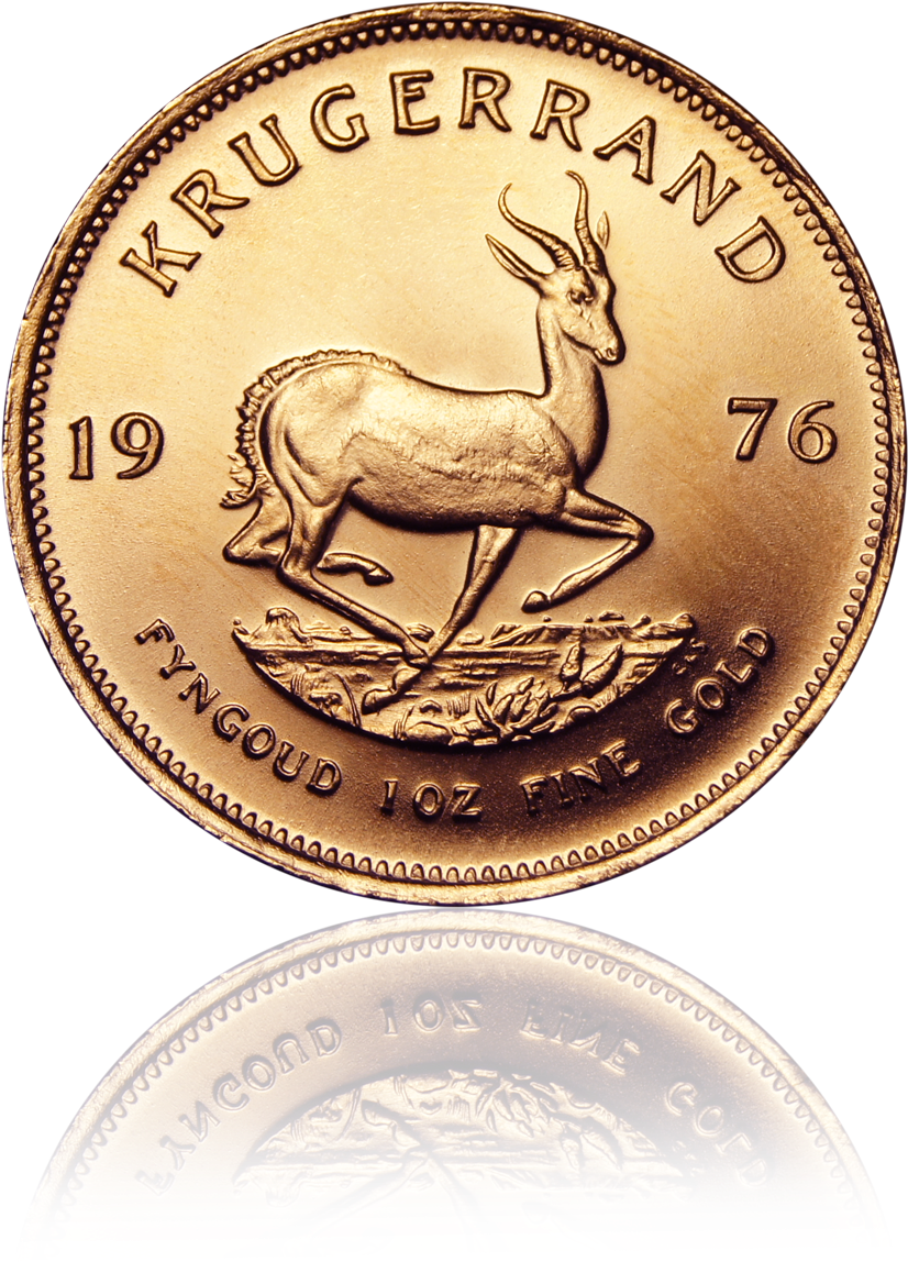Krugerrand - South African Gold Coin 1978 (1276x1276), Png Download