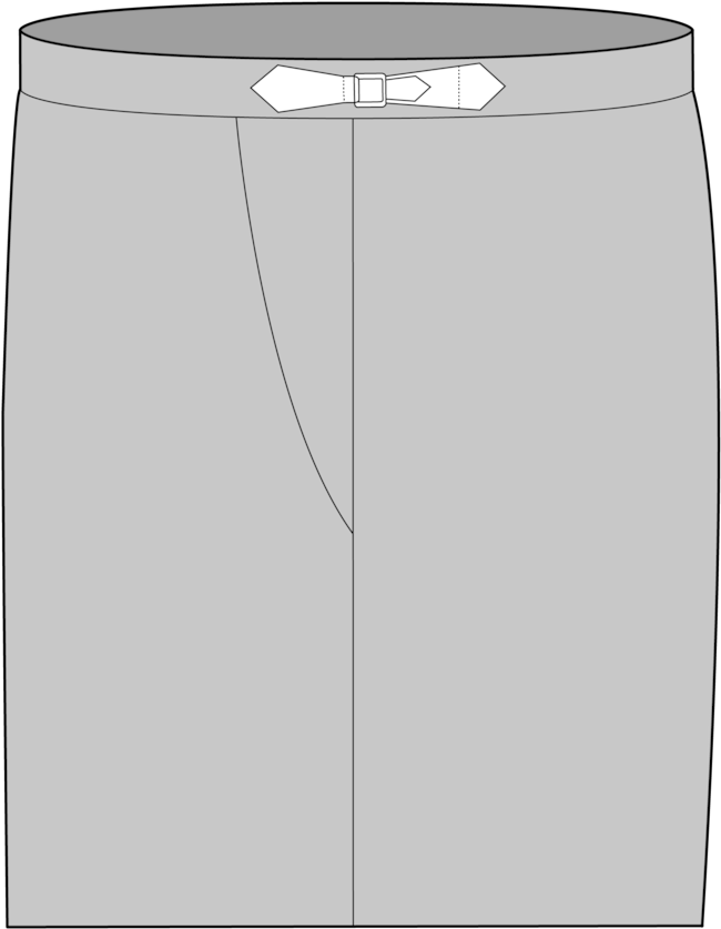 Strap & Buckle - Skirt (1000x1000), Png Download