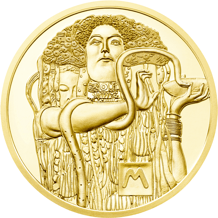50-euro Coin 2015 Klimt Reverse - Gustav Klimt (716x716), Png Download